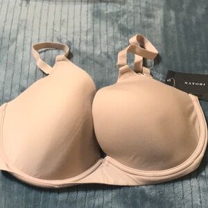 ~*~ NATORI Plunge open neckline 32 DD All day bra